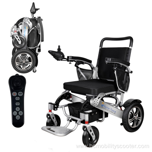 140KG Folding Electromagnetic brakes Electric wheelchair